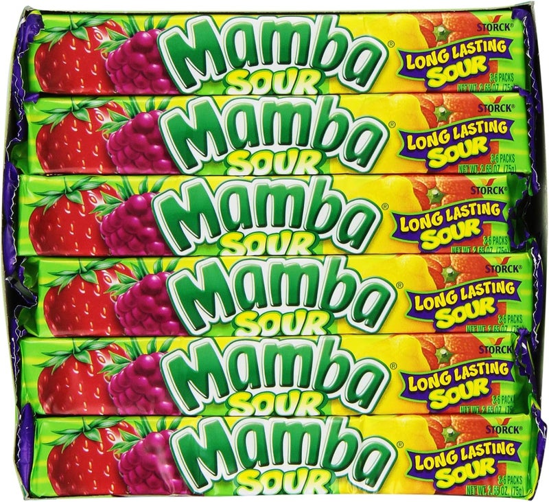 MAMBA Sour Fruit Chews - 24 Pack - Image 4